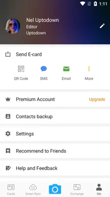 CamCard android App screenshot 1